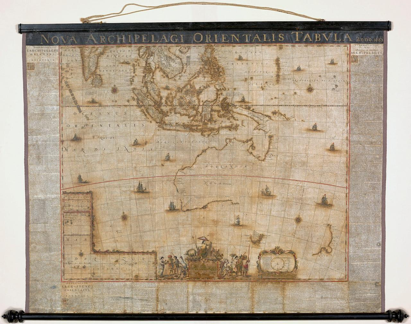 Blaeu’s Map. (Image: National Library of Australia)